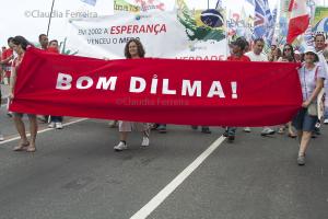 CAMPANHA PRESIDENCIAL CAMINHADA EM APOIO A DILMA ROUSSEF