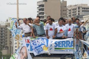 CAMPANHA PRESIDENCIAL, CAMINHADA EM APOIO A JOSÉ SERRA 