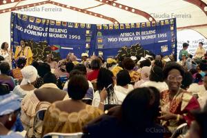 Fourth World Conference on Women, NGO Forum, African tent