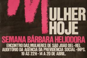 MULHER HOJE - SEMANA BÁRBARA HELIODORA