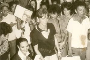 Encontro das Integrantes da Rede Mulher de Educação com a Equipe Técnica do CNDM durante o processo da Constituinte 