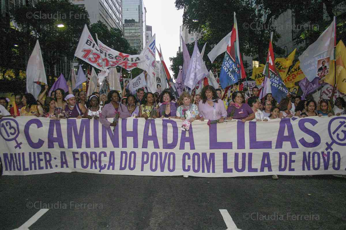 CAMPANHA PRESIDENCIAL LULA - DIA LILÁS CAMPANHA PRESIDENCIAL LULA - DIA LILÁS