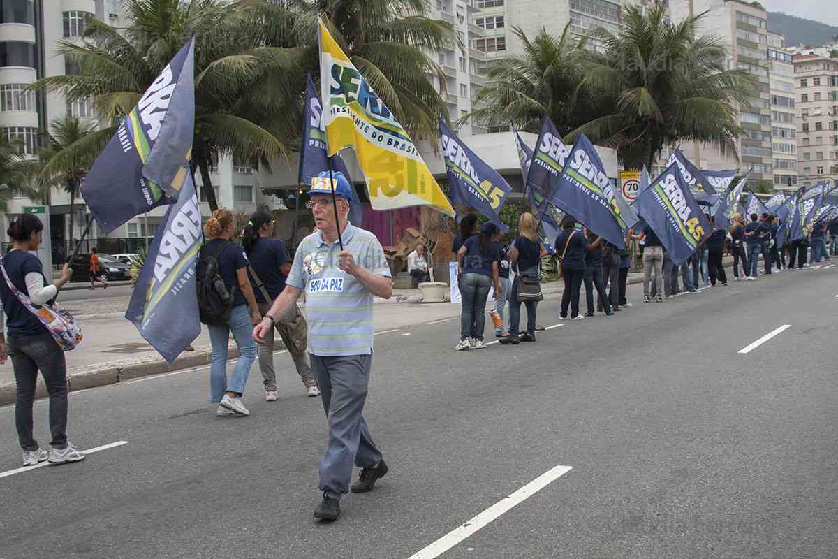 CAMPANHA PRESIDENCIAL, CAMINHADA EM APOIO A JOSÉ SERRA CAMPANHA PRESIDENCIAL, CAMINHADA EM APOIO A JOSÉ SERRA
