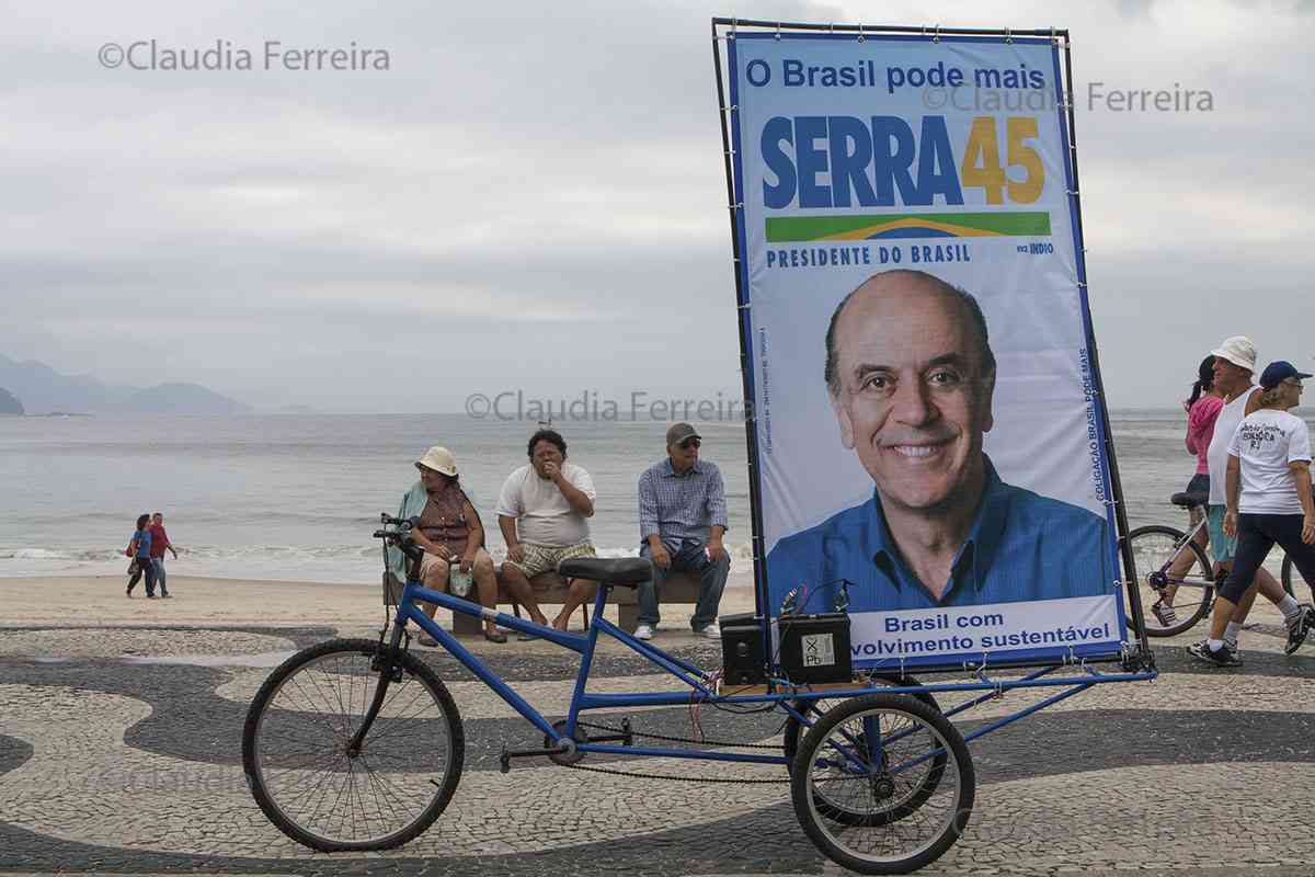 CAMPANHA PRESIDENCIAL, CAMINHADA EM APOIO A JOSÉ SERRA 