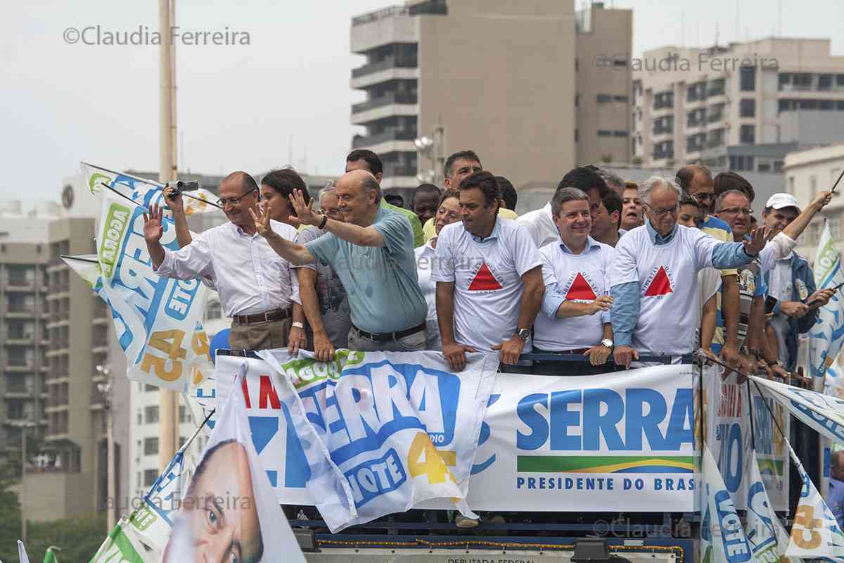 CAMPANHA PRESIDENCIAL, CAMINHADA EM APOIO A JOSÉ SERRA CAMPANHA PRESIDENCIAL, CAMINHADA EM APOIO A JOSÉ SERRA