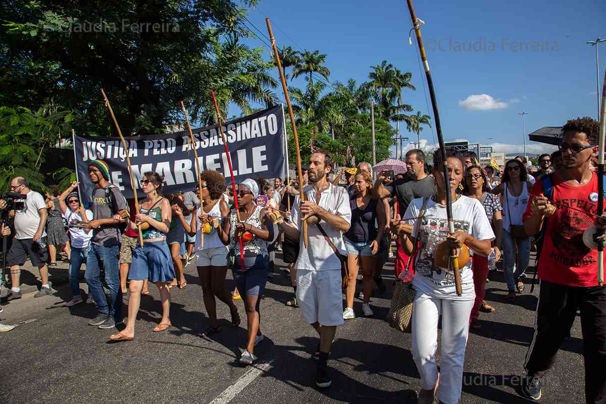 PROTESTO CONTRA O ASSASSINATO DE MARIELLE FRANCO