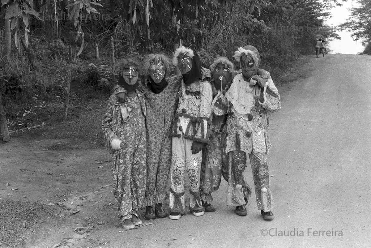 Revelers At Rio de Janeiro Carnival