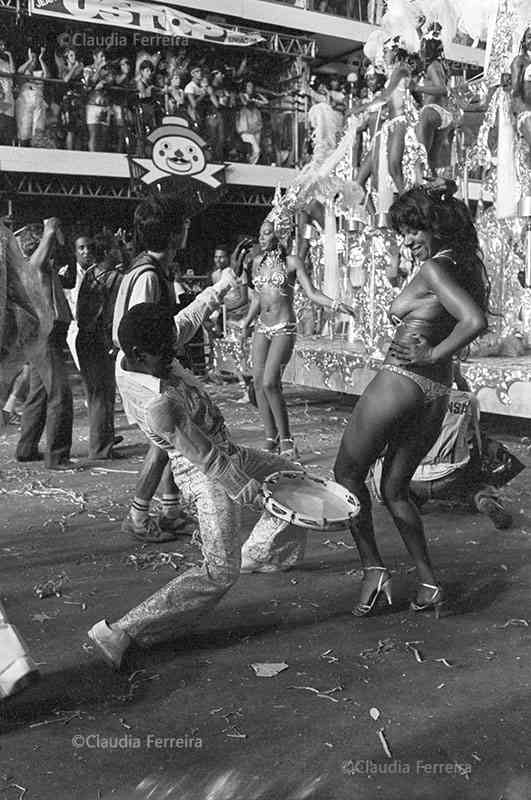 Parade of Recreative Society  Samba School Beija-Flor de Nilópolis. 