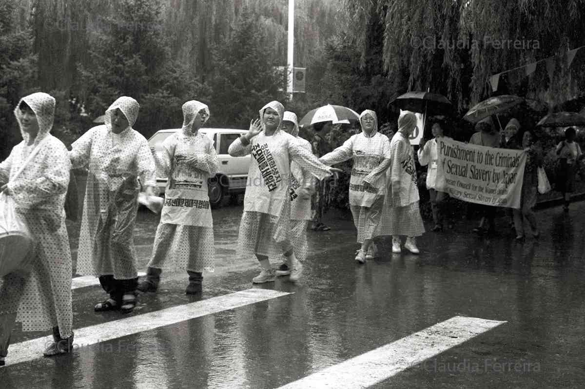 Demonstrators At The Fourth World Conference On Women