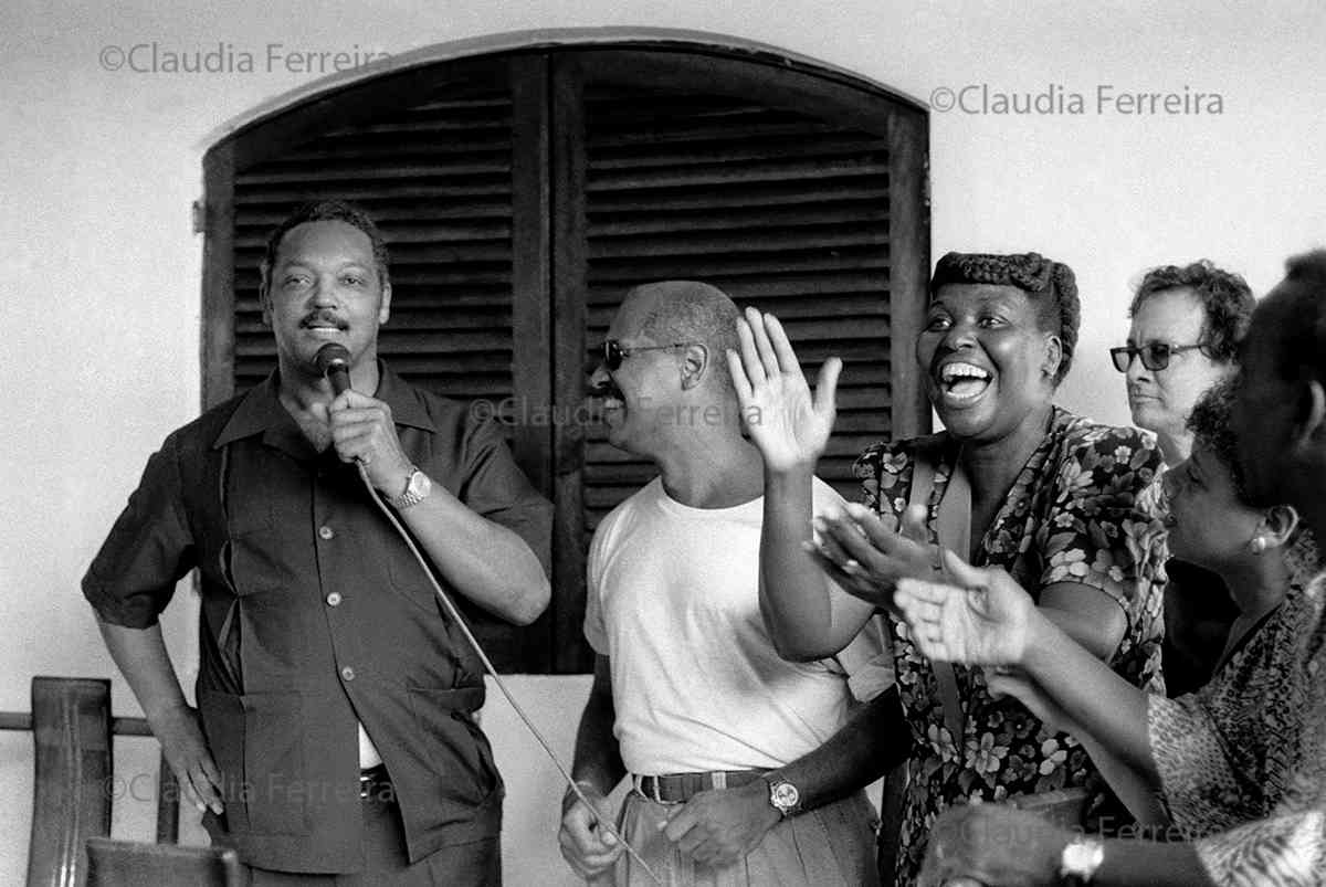 Jesse Jackson no Rio de Janeiro Jesse Jackson no Rio de Janeiro