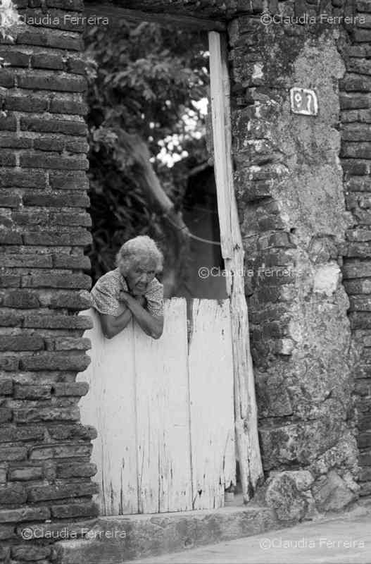 Woman at the gate