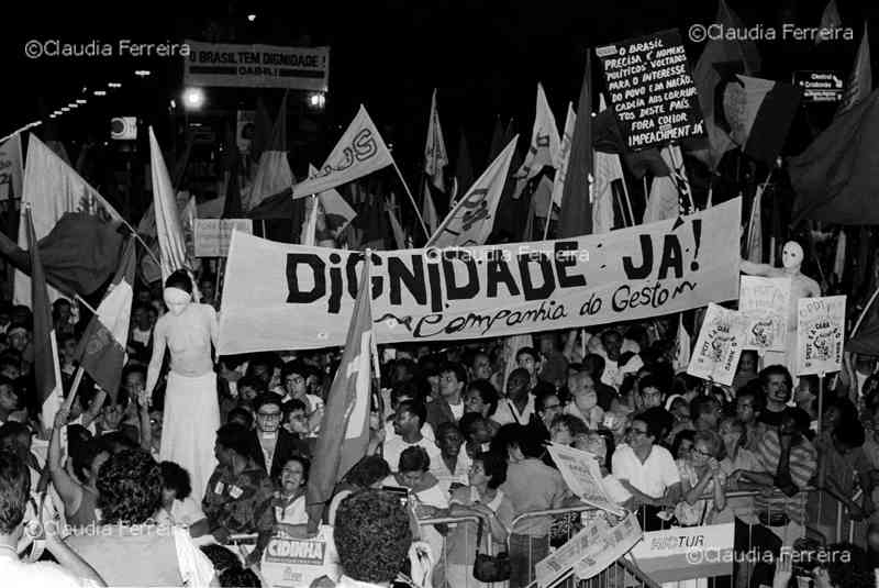 Manifestação pelo impeachment do presidente Collor