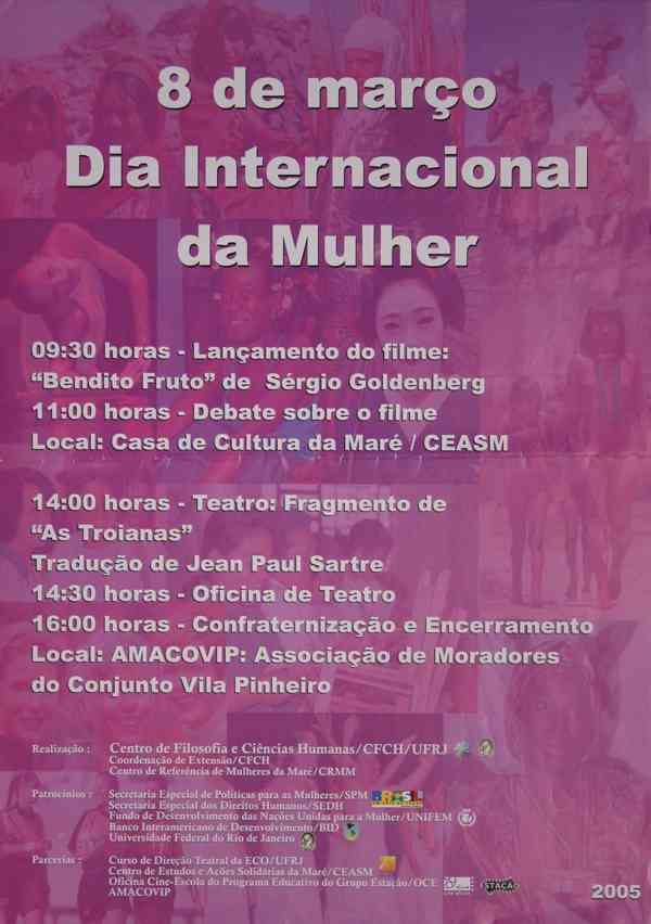 8 DE MARÇO DIA INTERNACIONAL DA MULHER