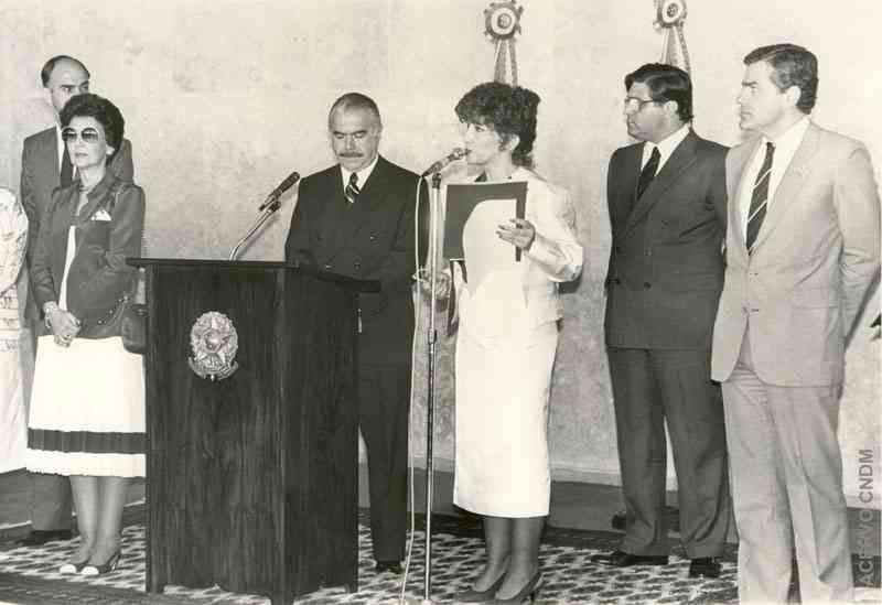 Posse de Ruth Escobar ao cargo de Presidenta do CNDM